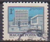 z vendido Hungria 1972 Scott 2197 Sello Edificios Oficiales Edificio Moderno Salgotarjan usado M-2826 Magyar Posta Yvert2197 Ungarn Hungary Hongrie Ungheria Hongarije 